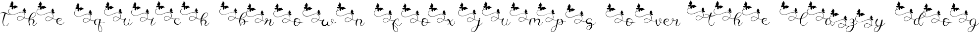 Example 5 of  Font