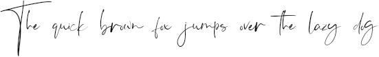 Example 1 of  Font