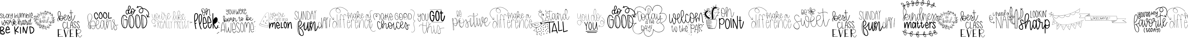 Example 1 of  Font