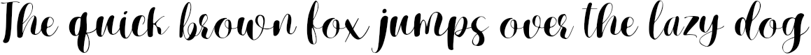 Example 3 of  Font
