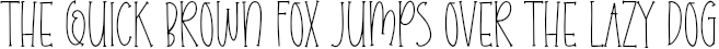 Example 42 of  Font