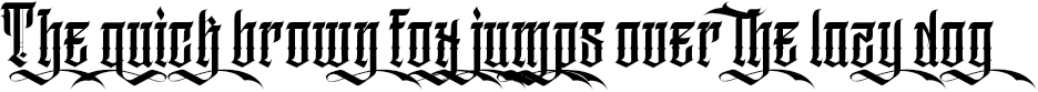 Example 4 of  Font