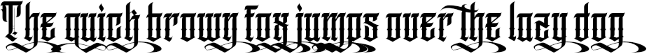 Example 3 of  Font