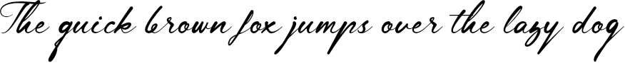 Example 1 of  Font