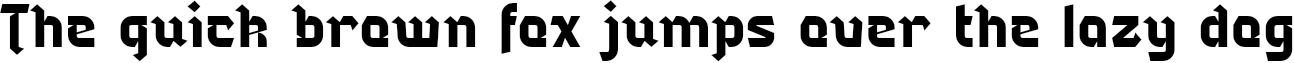 Example 2 of  Font