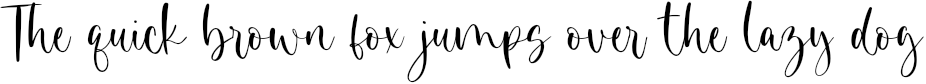 Example 1 of  Font