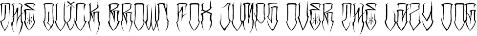 Example 2 of  Font