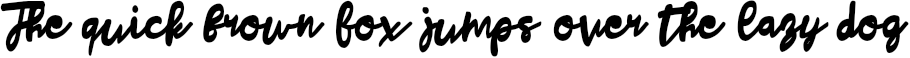 Example 1 of  Font