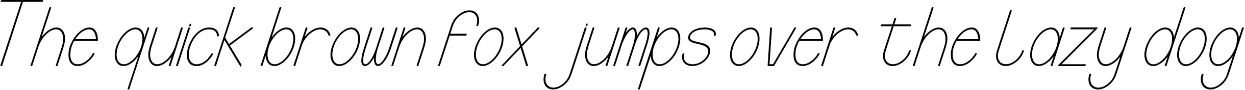 Example 4 of  Font