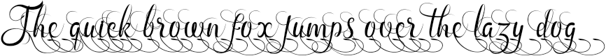 Example 2 of  Font