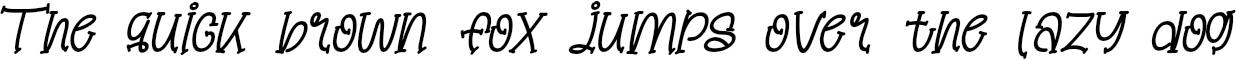 Example 1 of  Font