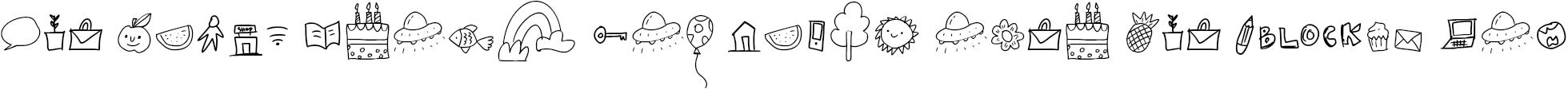 Example 3 of  Font