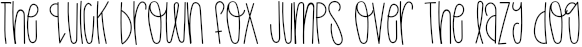 Example 1 of  Font