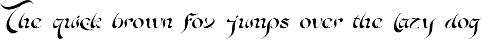 Example 5 of  Font