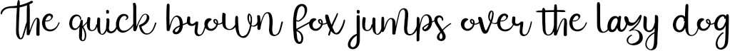 Example 1 of  Font