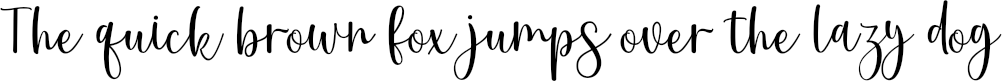 Example 1 of  Font
