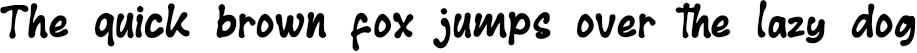 Example 2 of  Font