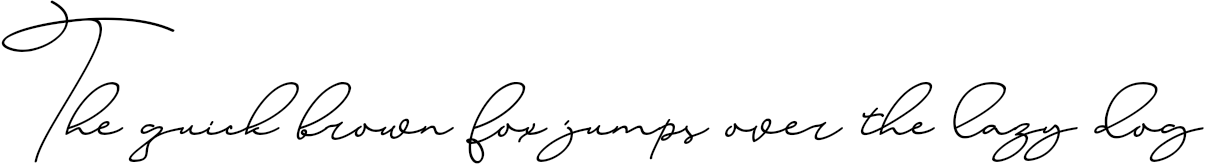 Example 3 of  Font