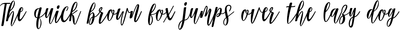 Example 1 of  Font