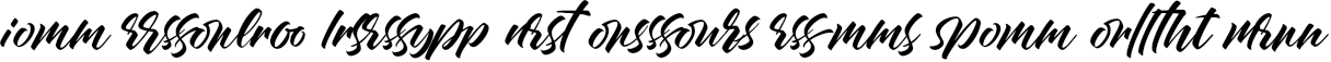 Example 3 of  Font