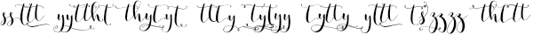 Example 5 of  Font