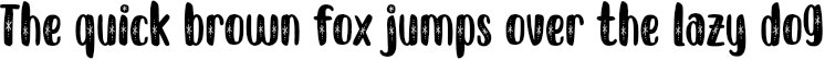 Example 1 of  Font