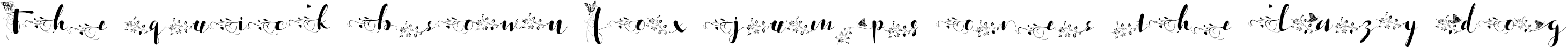 Example 2 of  Font