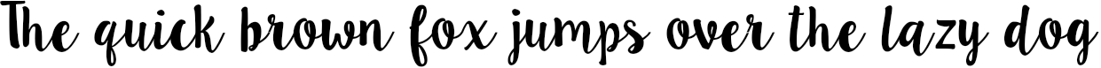Example 1 of  Font