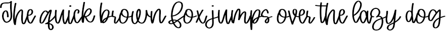 Example 2 of  Font