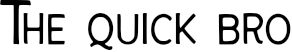 Example 1 of  Font