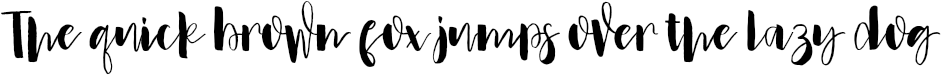 Example 1 of  Font