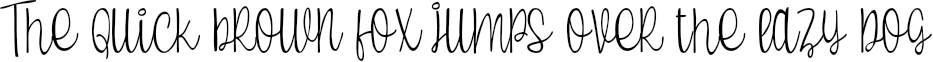 Example 6 of  Font