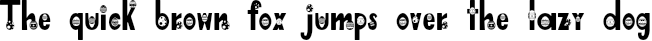 Example 3 of  Font