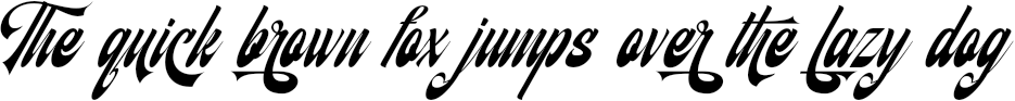 Example 1 of  Font