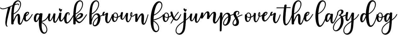 Example 1 of  Font