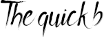 Example 1 of  Font