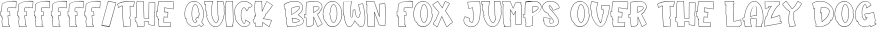 Nightmare From Jack - Outline preview for Nightmare From Jack - Halloween Display Font