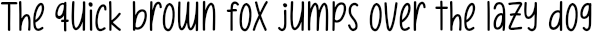 Example 1 of  Font