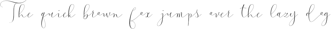 Example 5 of  Font