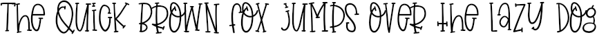 Example 2 of  Font