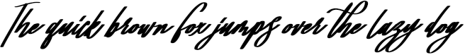 Example 1 of  Font