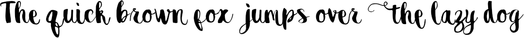 Example 2 of  Font