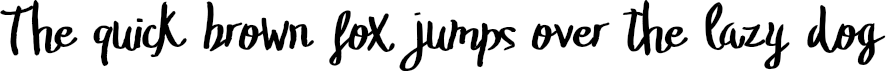 Example 4 of  Font