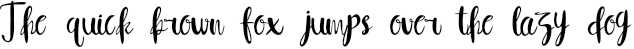 Example 1 of  Font